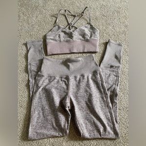 COPY - Heather Purple Alo Yoga Set